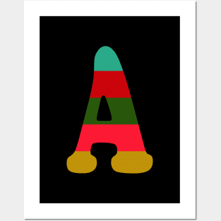 Alphabet A Posters and Art